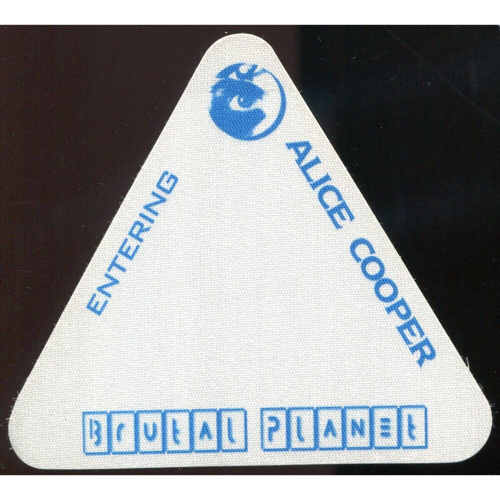 Vintage 2000 Alice Cooper Backstage Pass Brutal Planet